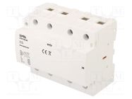 Contactor: 4-pole installation; 100A; 230VAC; NO x4; -5÷60°C ZAMEL