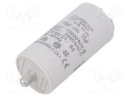 Capacitor: polypropylene; motors, run; 16uF; 425VAC; Ø36x70mm DUCATI ENERGIA