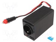 Converter: DC/AC; 200W; Uout: 230VAC; 22÷30VDC; 145x76x54mm; 85% 