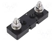 Fuse holder; 80.6x22.1x8.3mm; 200A; screw; Leads: M8 screws OPTIFUSE