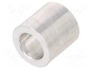 Spacer sleeve; 10mm; cylindrical; aluminium; Out.diam: 10mm DREMEC