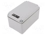 Enclosure: multipurpose; X: 92mm; Y: 152mm; Z: 86mm; aluminium; IP65 ILME