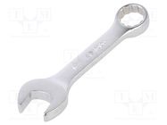 Wrench; combination spanner; 16mm; Chrom-vanadium steel; short KING TONY