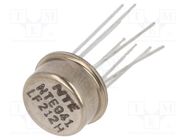 IC: operational amplifier; Ch: 1; TO5; ±18VDC NTE Electronics