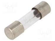 Fuse: fuse; quick blow; 16A; 250VAC; glass; 5x20mm; brass; bulk OPTIFUSE