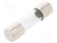 Fuse: fuse; quick blow; 500mA; 250VAC; glass; 5x20mm; brass; bulk OPTIFUSE