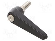 Lever; adjustable; Thread len: 32mm; Lever length: 108mm ELESA+GANTER