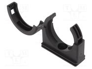 Bracket; polyamide; HelaGuard; -50÷135°C; black; UL94V-2; Size: 42 HELLERMANNTYTON