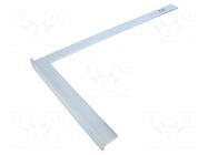 Try square; 500x280mm; with foot; Plating: zinc SCALA