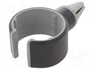 Car holder; black; air vent; Size: 40-75mm GEMBIRD