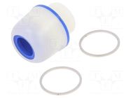 Gland; IP67,IP69; Han® F+B; M25; 13÷16mm; polyamide; natural HARTING