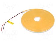 NEON LED tape; gold; 2835; LED/m: 120; 6mm; IP65; 8W/m; Thk: 12mm IPIXEL LED