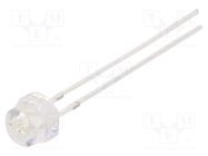 LED; 4.8mm; green; 750÷1120mcd; 100°; Front: convex; 5V OPTOSUPPLY