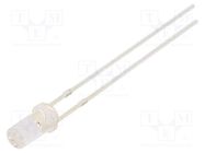 LED; 3mm; red; 750÷1120mcd; 50°; Front: flat; 1.8÷2.6V; No.of term: 2 OPTOSUPPLY