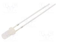 LED; 3mm; red/yellow-green; 140°; Front: flat; 1.8÷2.6VDC; -30÷85°C OPTOSUPPLY