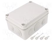 Enclosure: junction box; X: 119mm; Y: 164mm; Z: 79mm PCE