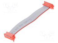 Ribbon cable with connectors; Tape ph: 1.27mm; Len: 0.075m; PIN: 8 TE Connectivity