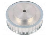 Belt pulley; AT10; W: 25mm; whell width: 40mm; Ø: 93.65mm; aluminium OPTIBELT