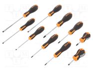 Kit: screwdrivers; Phillips,slot; EVOX; 10pcs. BETA