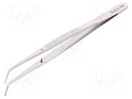 Tweezers; 145mm; universal; Blades: curved 