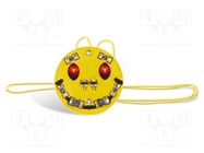 SMD happy face; visual effects; No.of diodes: 2; red; WHADDA VELLEMAN