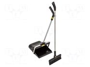 Broom and dustpan kit; ESD; 900x260mm; aluminium,PP EUROSTAT GROUP