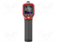 Infrared thermometer; colour,LCD; -32÷1300°C; Accur.(IR): ±1.5°C UNI-T