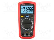 Digital multimeter; LCD; VDC: 200mV,2V,20V,200V,1kV; 2000uF UNI-T