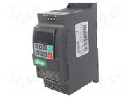 Inverter; 5.5kW; 3x400VAC; 3x380÷400VAC; Programming: foil keypad 