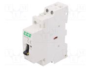 Contactor: 2-pole installation; 25A; 220÷240VAC; NO x2; IP20 F&F