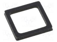 Profile gasket; Mini Universal MATE-N-LOK; 4.14mm; PIN: 4; black TE Connectivity