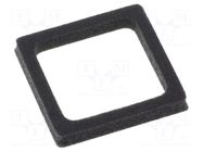 Profile gasket; PIN: 4; 4.14mm; 2x2; Mini Universal MATE-N-LOK TE Connectivity