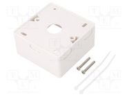 Case; socket; white; surface-mounted LOGILINK