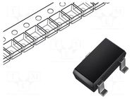 Transistor: NPN; bipolar; 15V; 0.7A; 0.2W; SC59 ONSEMI