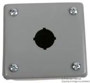 ENCLOSURE, PUSHBUTTON, 1 HOLE, STEEL