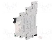 Relay: interface; SPDT; Ucoil: 24VAC,24VDC; for DIN rail mounting CABUR