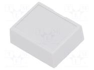 Terminals cover; w/o holes; 1M Modulbox One; grey ITALTRONIC