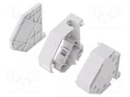 Case; Keystone; for DIN rail mounting; grey; Number of ports: 1 LOGILINK