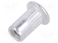 Rivet nuts; M4; 0.7; aluminium; 10pcs. 