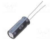 Capacitor: electrolytic; low ESR; THT; 1000uF; 10VDC; Ø8x20mm; ±20% NICHICON