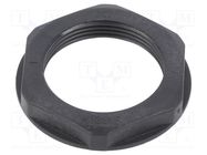 Nut; M32; polyamide; black; -20÷90°C; Thread: metric; Pitch: 1.5 BM GROUP