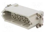 Connector: HDC; contact insert; male; EPIC H-D; PIN: 25; 10A; 250V LAPP