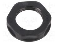 Nut; M16; polyamide; black; -20÷90°C; Thread: metric; Pitch: 1.5 BM GROUP