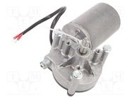 Motor: DC; 12VDC; 240rpm; worm gear; 1.5Nm; IP53; Trans: 49: 4; 8A 