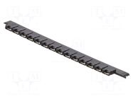 Connector: pin strips; jumper; female; PIN: 2; AMPMODU MOD IV; 1x2 TE Connectivity
