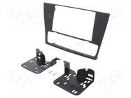 Radio frame; BMW; 2 DIN; black METRA