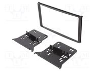 Radio frame; Kia; 2 DIN; black METRA