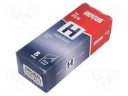 Staples; Width: 10.6mm; L: 8mm; super hard; 5000pcs; TYP H 37 