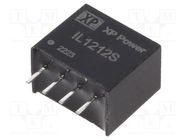 Converter: DC/DC; 2W; Uin: 12V; Uout: 12VDC; Iout: 168mA; SIP; THT; IL XP POWER