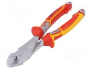 Pliers; side,cutting,insulated; 180mm; Cut: with side face NWS